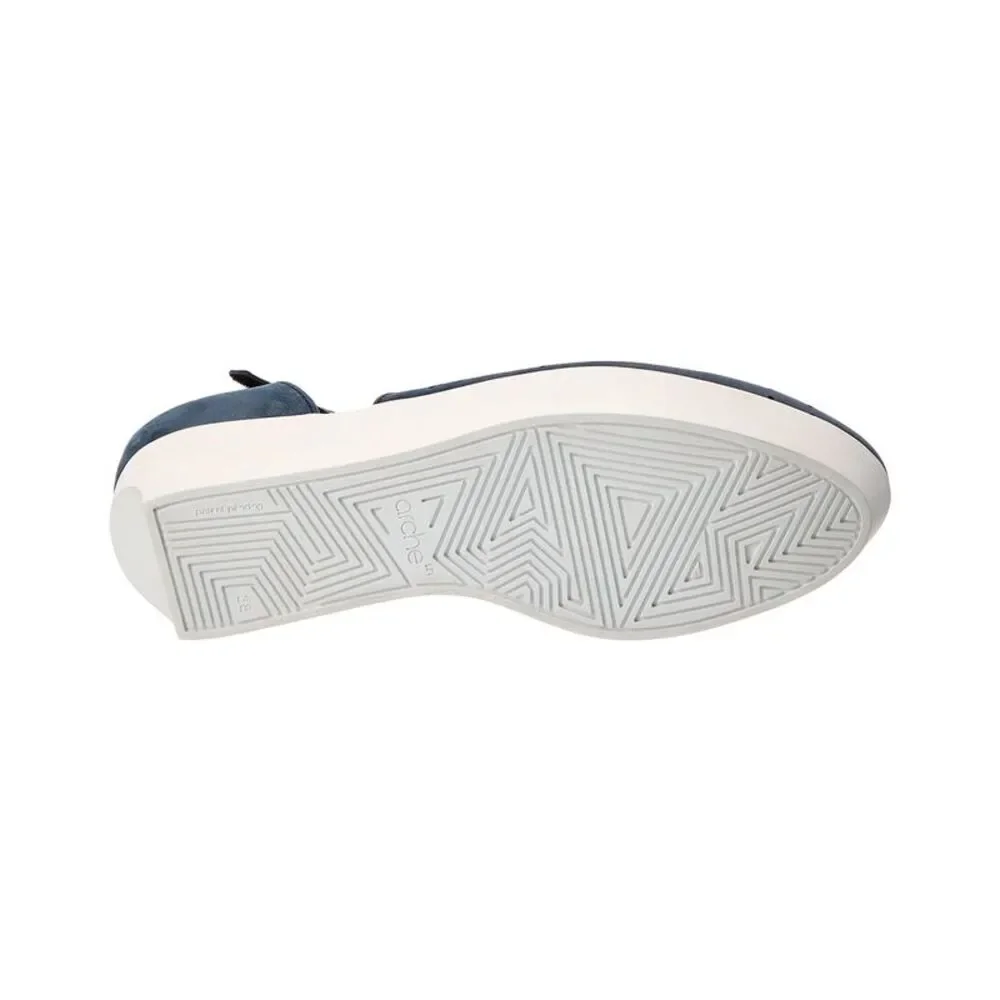 Arche Furbel Leather Wedge, Blue_4